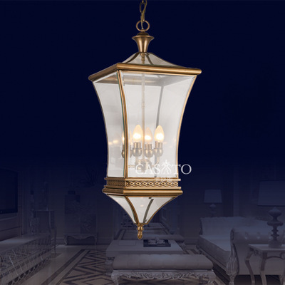 【家居燈飾加盟 歐式全銅玻璃吊燈廠家直銷 9月D0387 家居燈飾加盟】價格,廠家,圖片,吊燈,卡莎圖歐式燈飾批發(fā)-