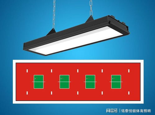 乒乓球燈光安裝方法,乒乓球燈具的選擇